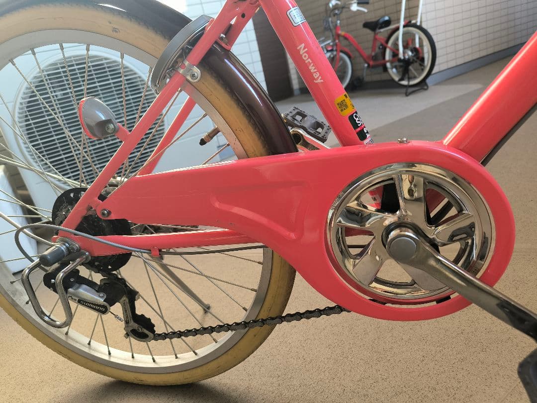 子供自転車　22インチ　シマノ6段変速