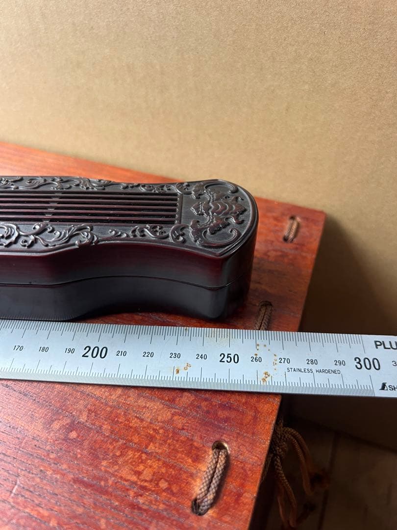 木箱 彫刻 唐木