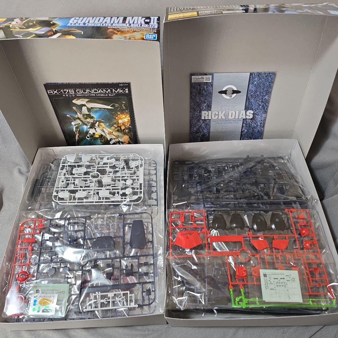 MG ガンダムMk-Ⅱ&リックディアス&キュベレイ&マラサイ