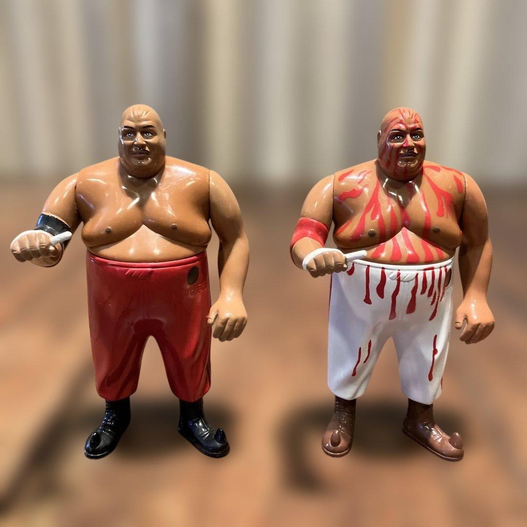 アブドーラ・ザ・ブッチャー　 プロレス　フィギュア　2体セット