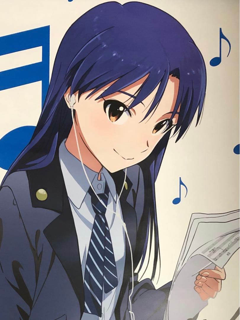 【非売品・超希少】如月千早 秋月律子 B2サイズ リバーシブル ポスター