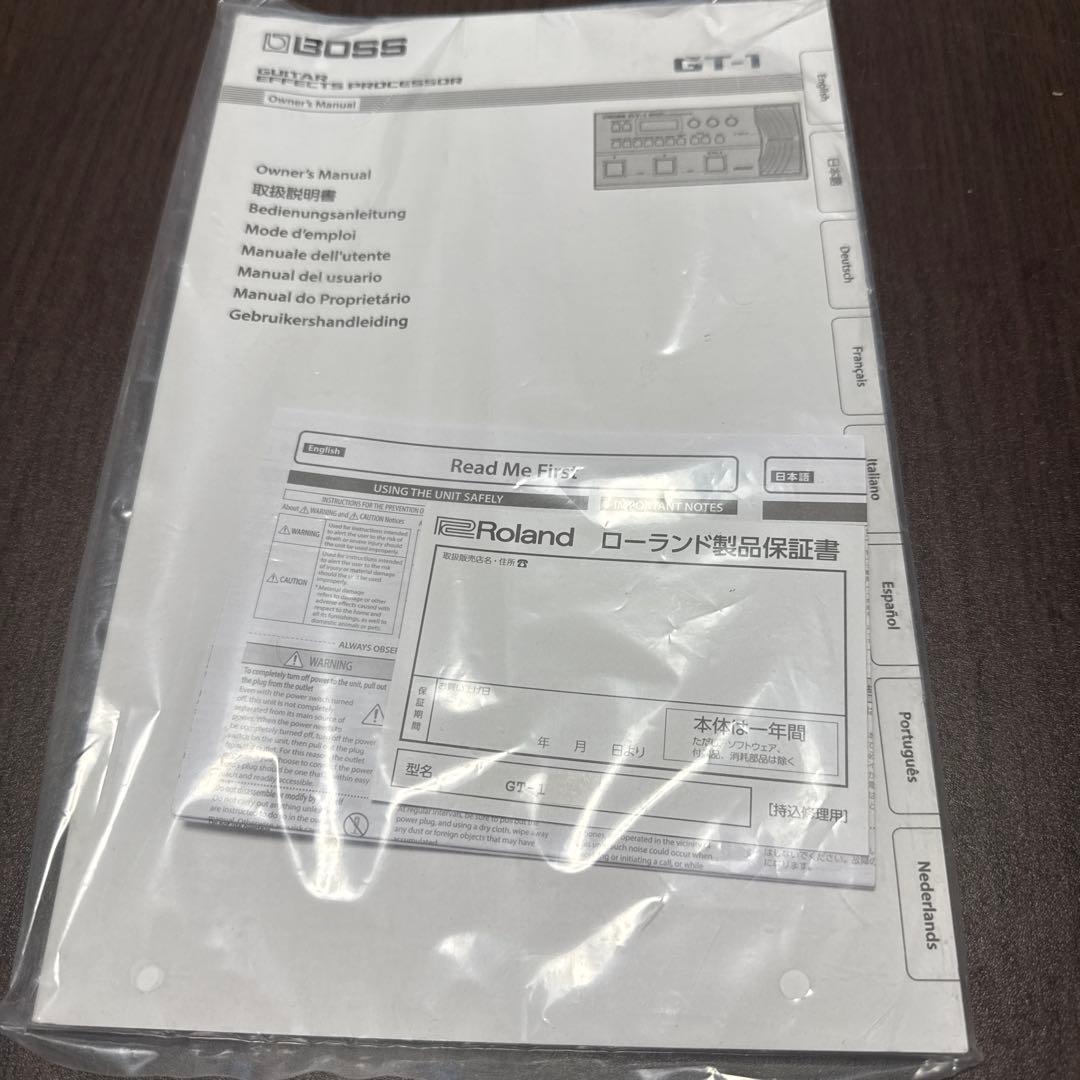 BOSS GT-1 ギターエフェクター 値引き