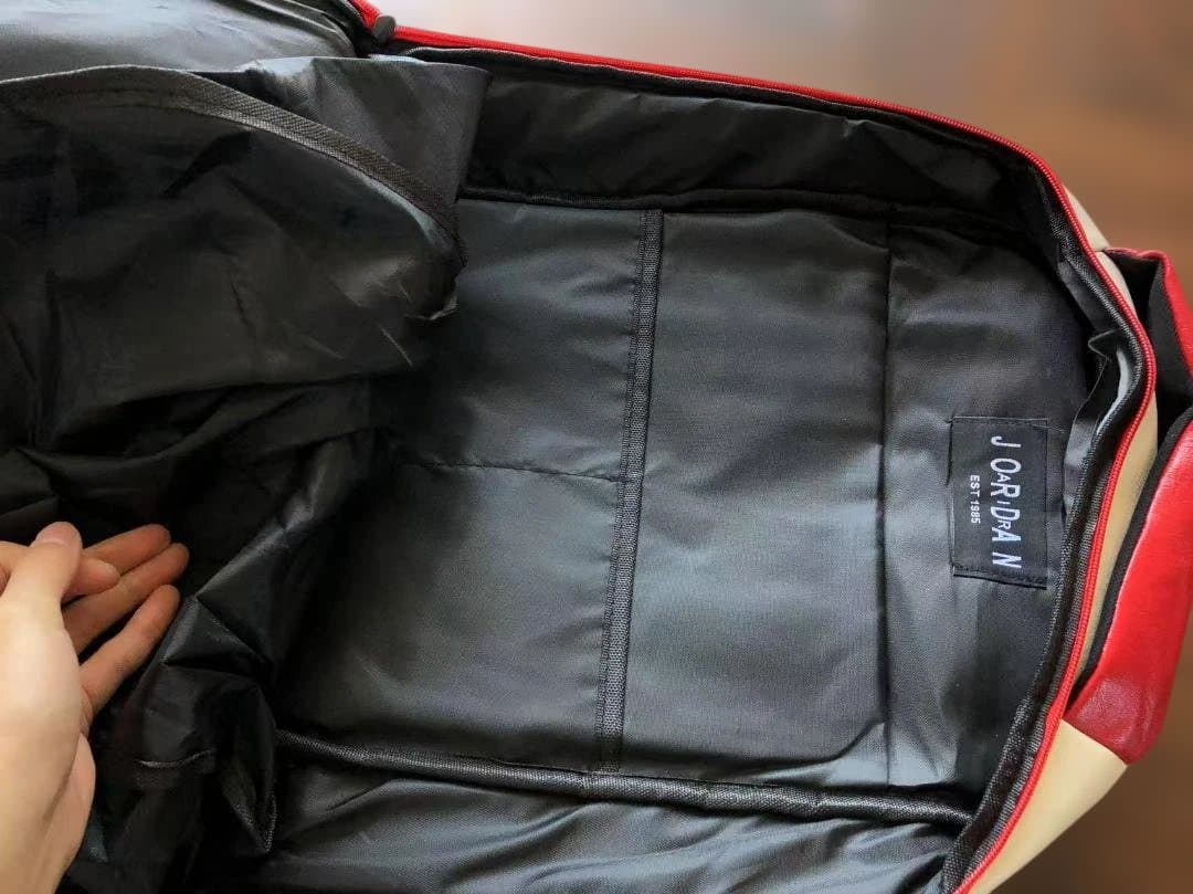 Jordan バスケットボール用バッグ レッド/ベージュ