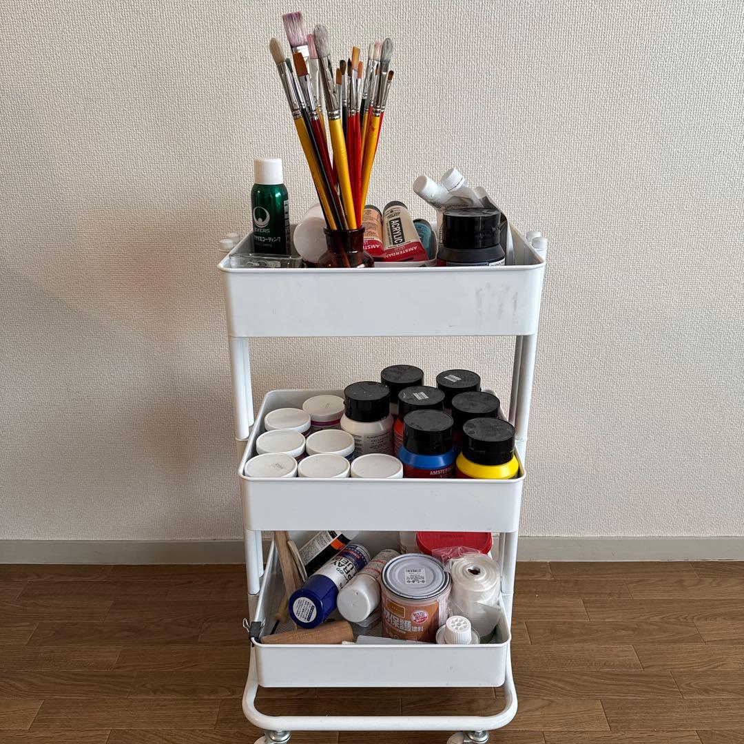 あ*み様 画材セット アクリル絵の具 ゴールデン、アムステルダム、画材まとめ売り