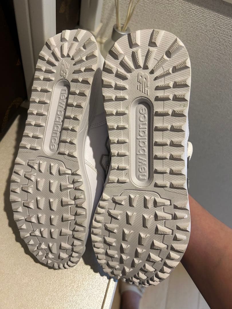 New Balance 574 ホワイト ゴルフシューズ　即日発送