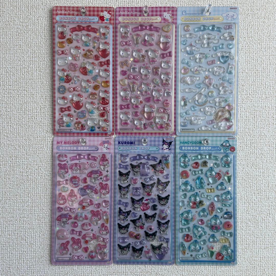 正規品 Sanrio サンリオ ボンボンドロップシール 第二弾