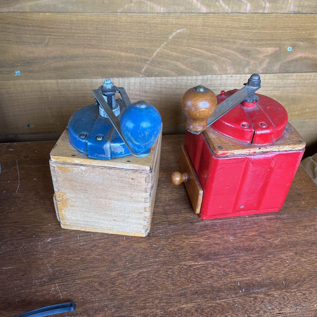 アンティーク　プジョーコーヒミルセット