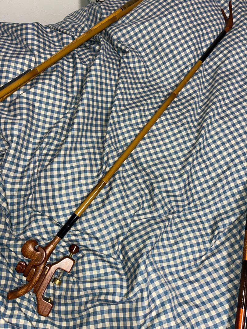 テ*コ様 写楽　竿掛け　玉の柄　万力