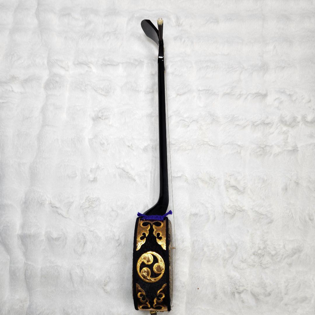 【美品】沖縄三線　守礼印　本蛇革　教本 バチ ムデ 弦 ケース　セット お得