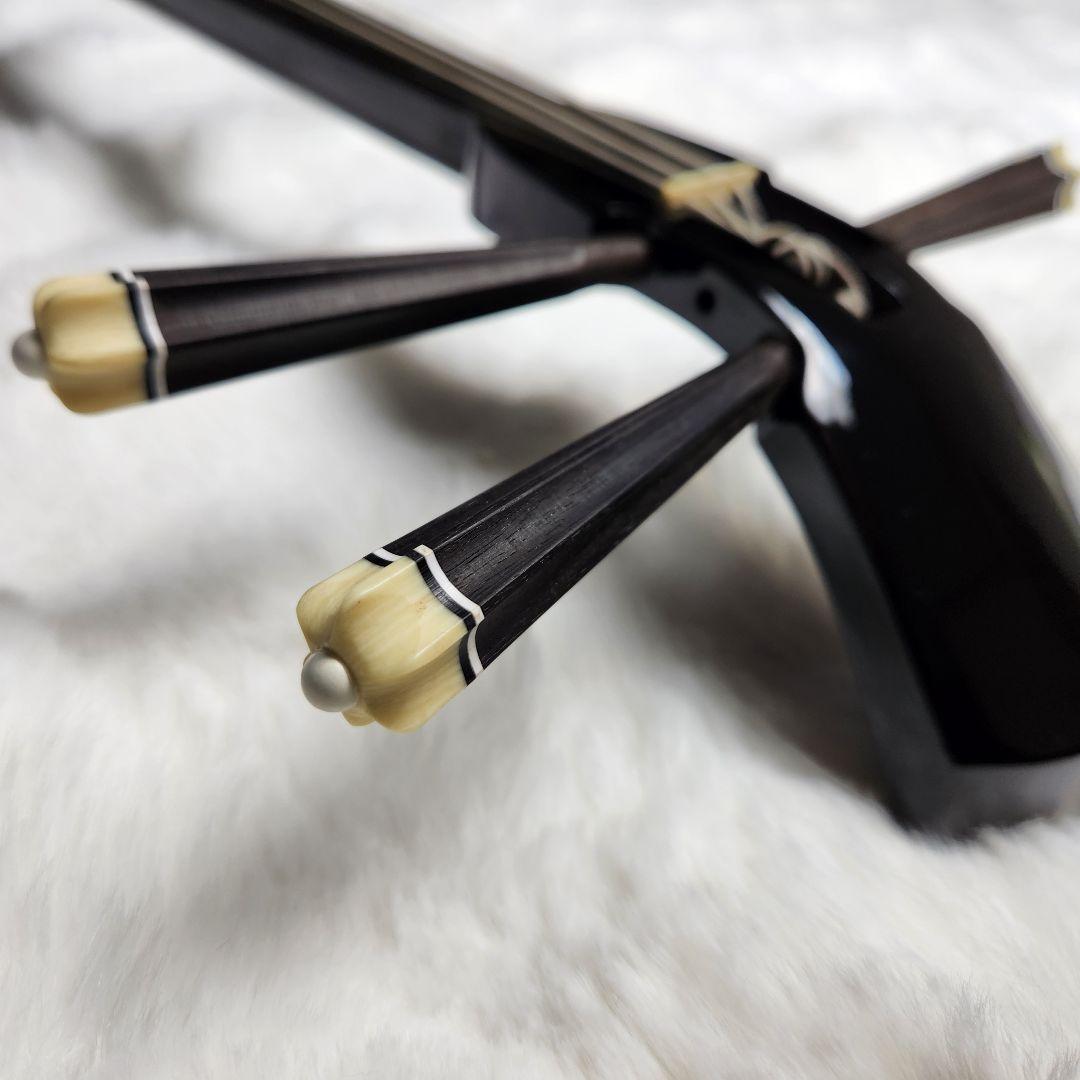 【美品】沖縄三線　守礼印　本蛇革　教本 バチ ムデ 弦 ケース　セット お得