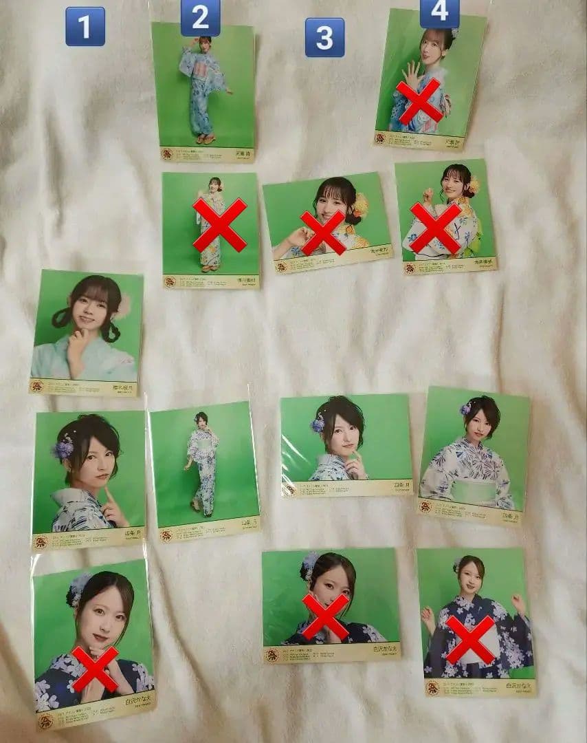 22/7 ナナブンノニジュウニ　ナナニジ夏祭り　ブロマイド　ナナニジ　バラ売り