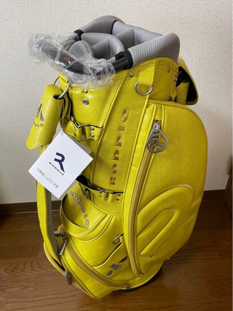 RODDIO ロッディオ 2021プレミアム ゴルフキャディバッグ マスタード
