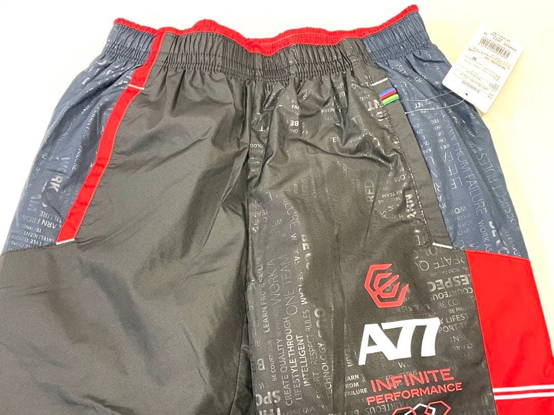 アシックス【Ｍ】XAW720-XAW820 ウォーマー上下組 ブラック 黒