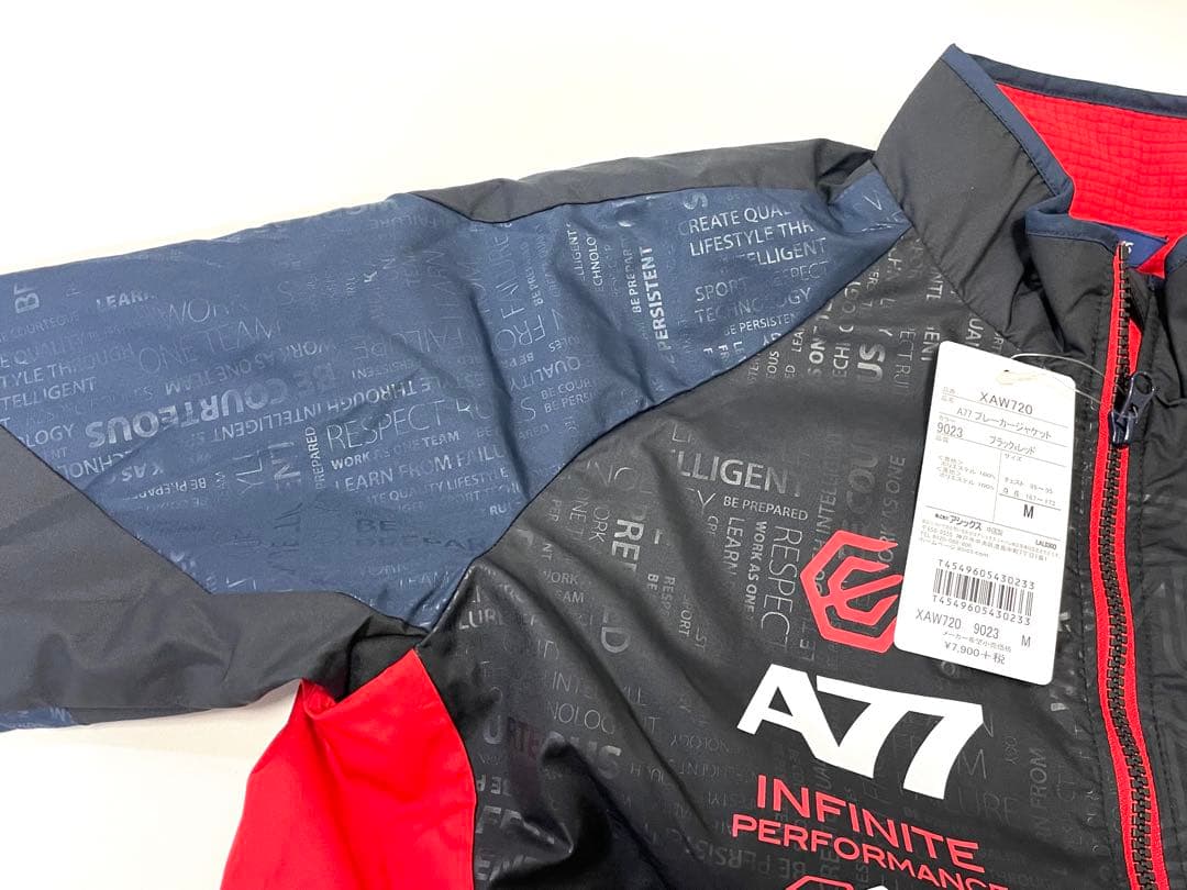 アシックス【Ｍ】XAW720-XAW820 ウォーマー上下組 ブラック 黒