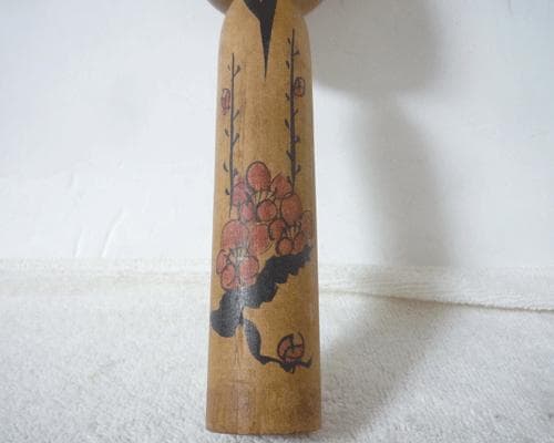 希少　近代こけし　創作こけし　こけし　遠刈田　佐藤英太郎作　枝梅絵柄