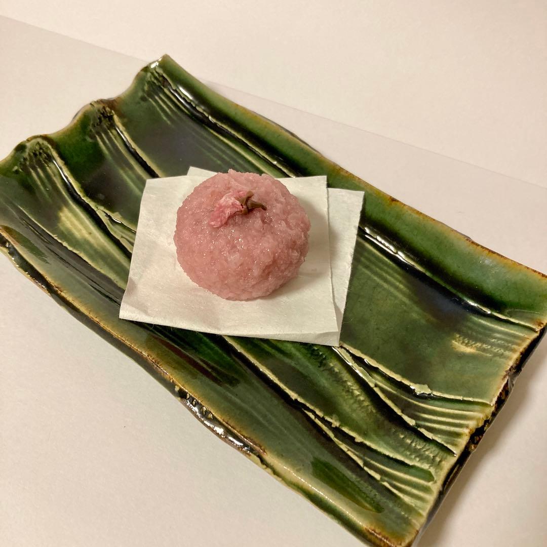 作家モノ 橋口信弘　織部 角皿 2枚組 銘々皿 釉だまり モダン 懐石