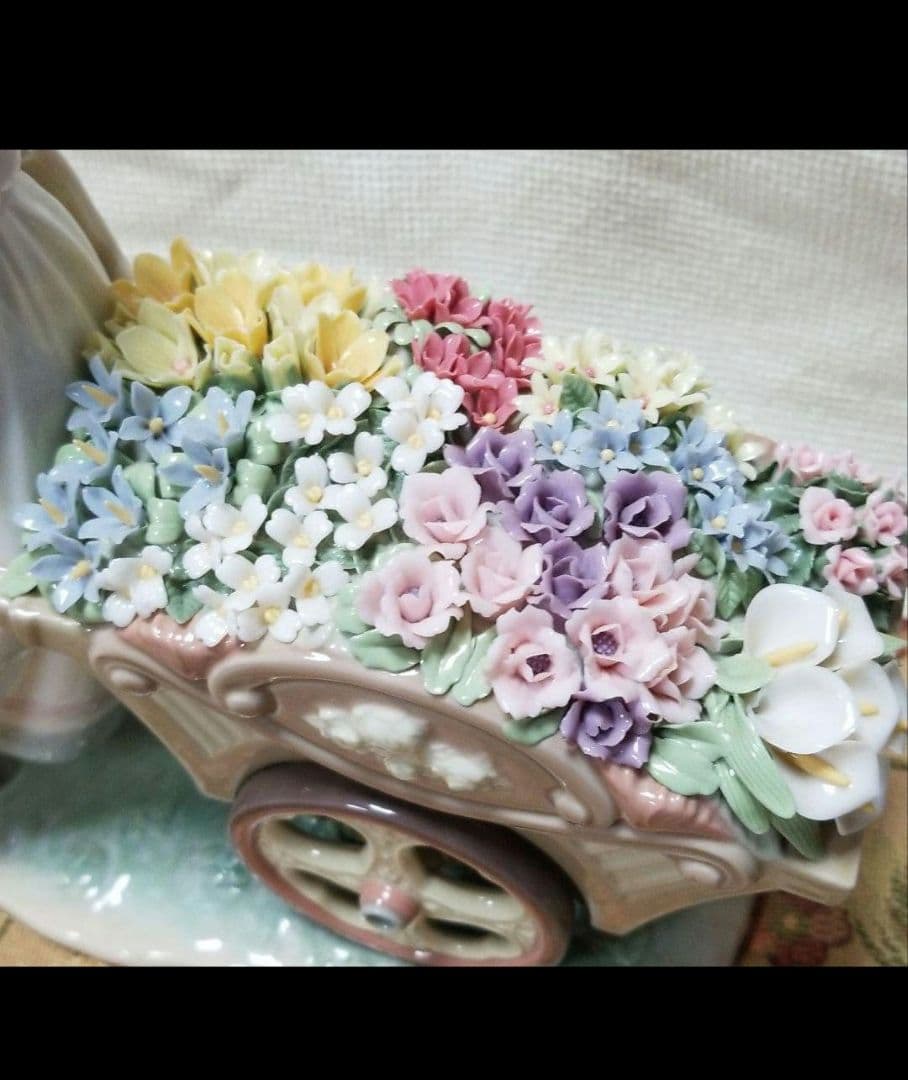 リヤドロリヤドロ 陶器人形 スペイン お花屋さん