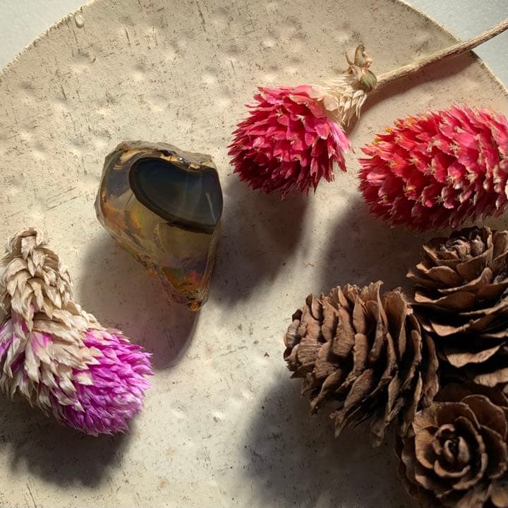 珍品\"センチュリーエッグ\"インオパール58ct/美遊色