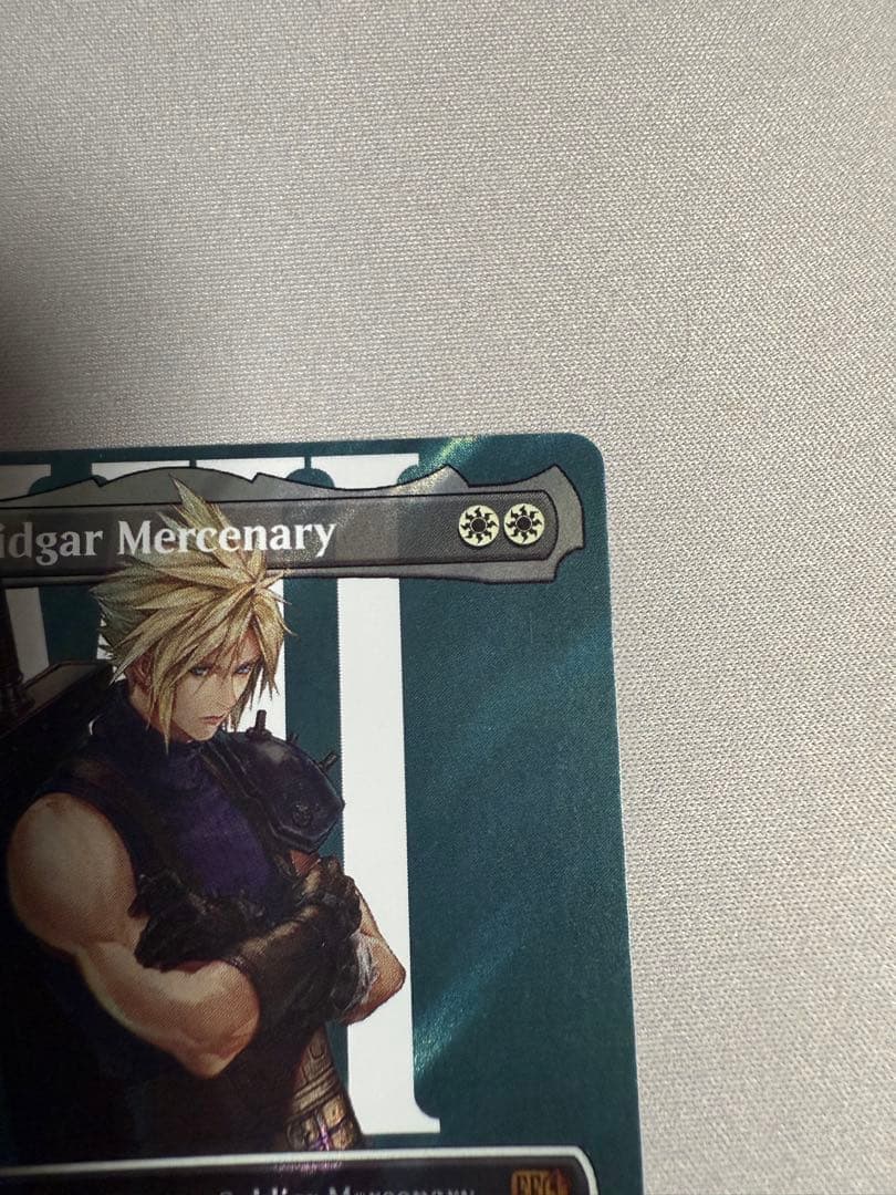 ミッドガルの傭兵、クラウド 英語 サージFOIL