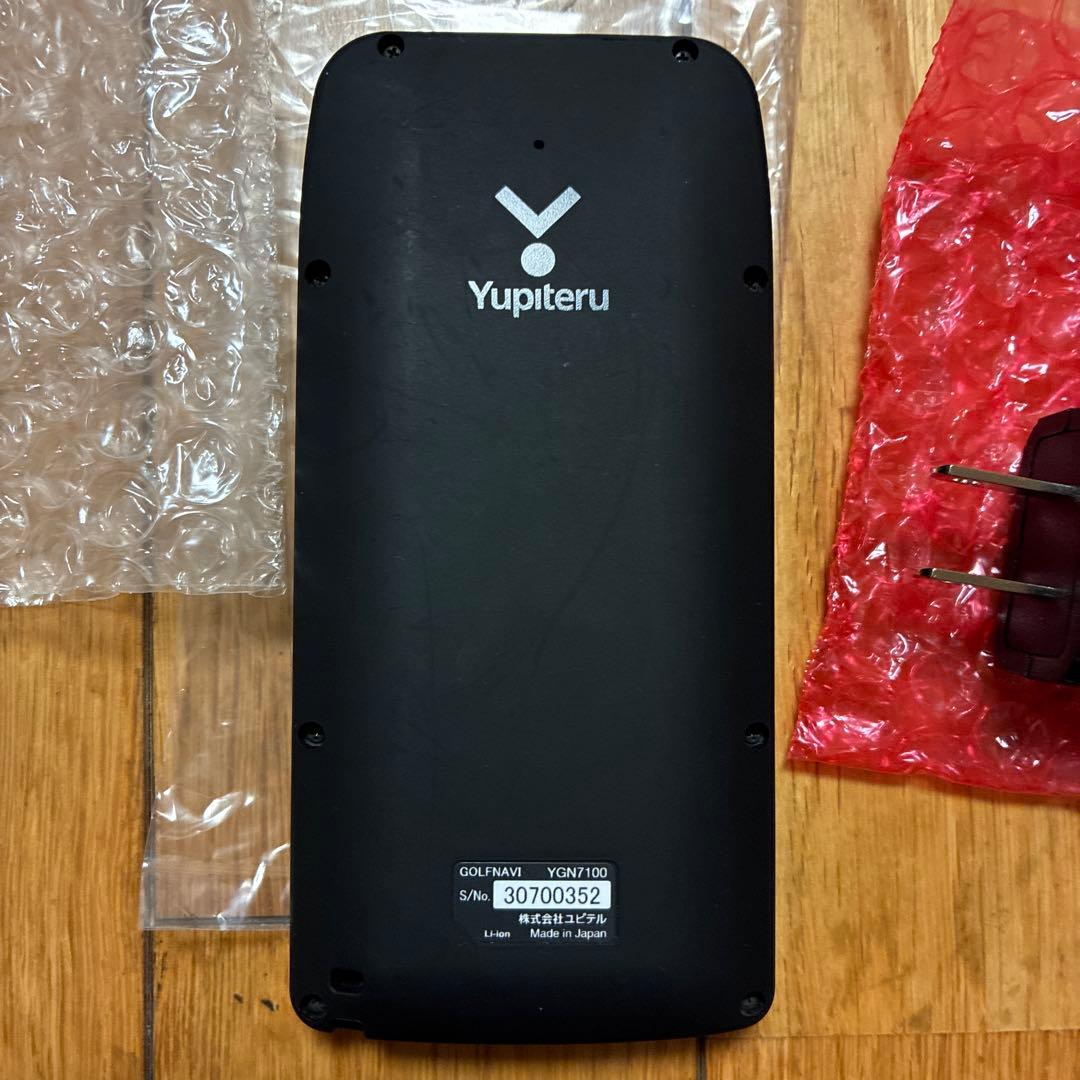 【ほぼ新品　ラウンド3回　画面保護シート貼済】ユピテル　ゴルフナビYGN7100