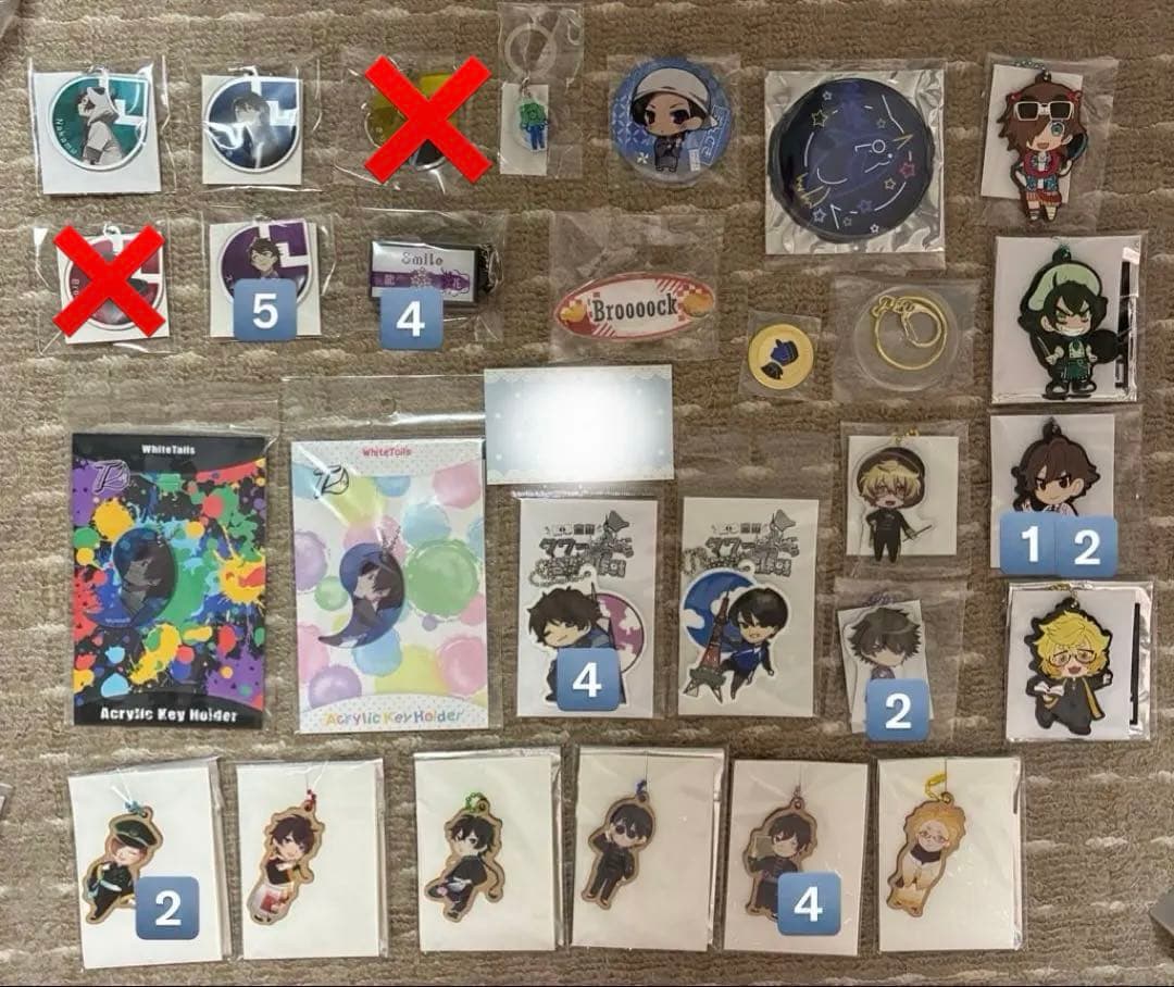 ワイテルズ キーホルダー 缶バッジ まとめ売り バラ売り可