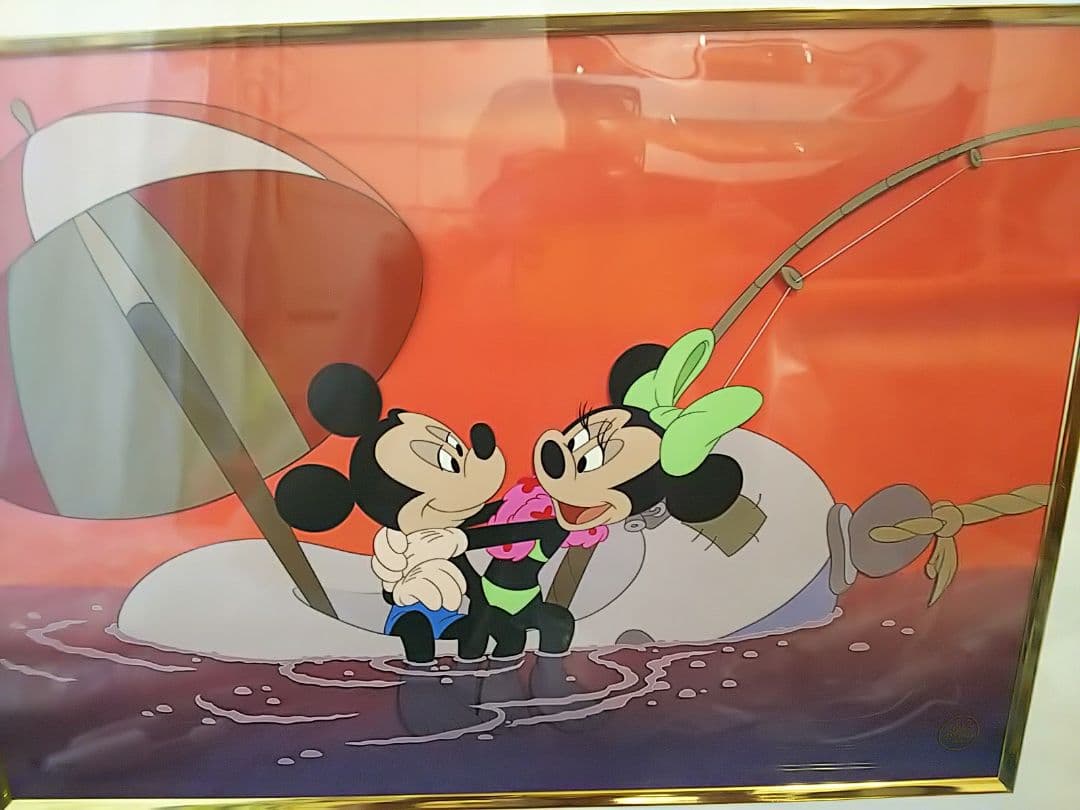 ディズニーセル画 ミッキーのラナウェイ.ブレーン/パラダイス 。