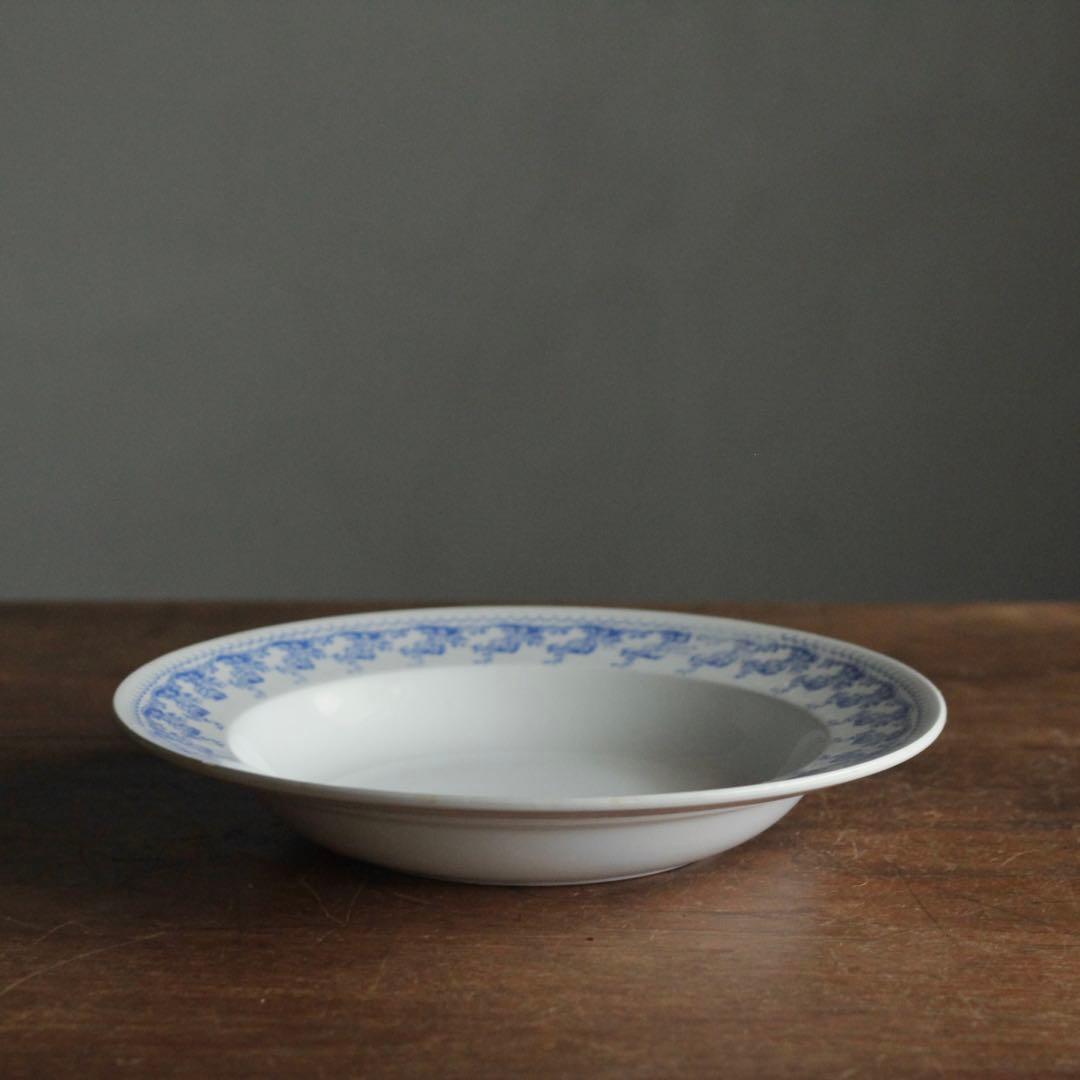 ベルギー ボッホ スーププレート 皿 古道具 アンティーク ブロカント