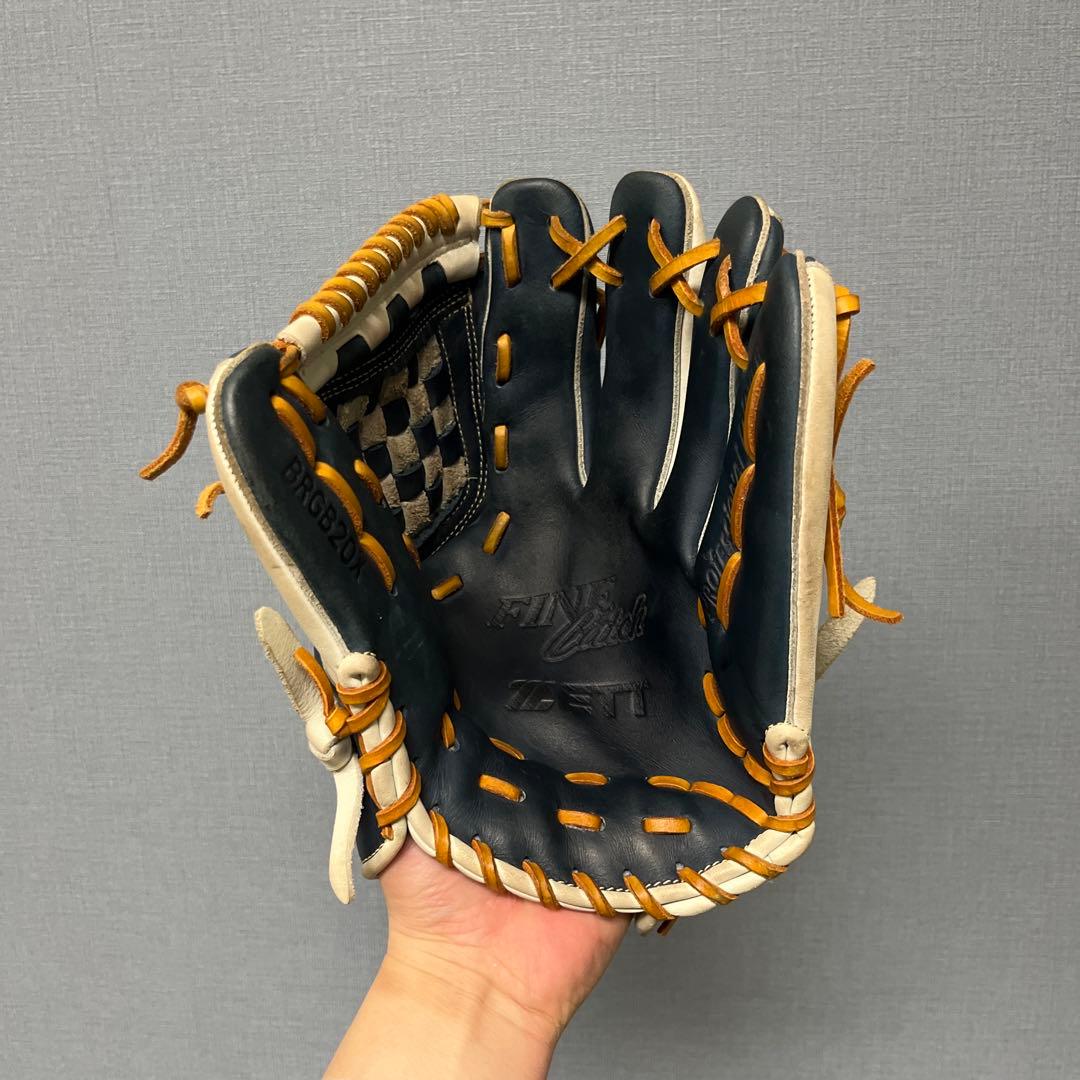 1103 ZETT 源田型 型抜群 即戦力 軟式 内野手用グローブ
