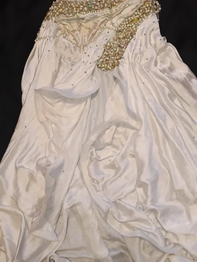 【新品】エジプト製ベリーダンスデザイナーズ衣装セットアップ クリスタル装飾