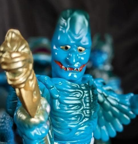 大魔神＆ガメラ＆ダイモン（マルサン・Ｍ１号）大映怪獣ソフビ３体セット＋２