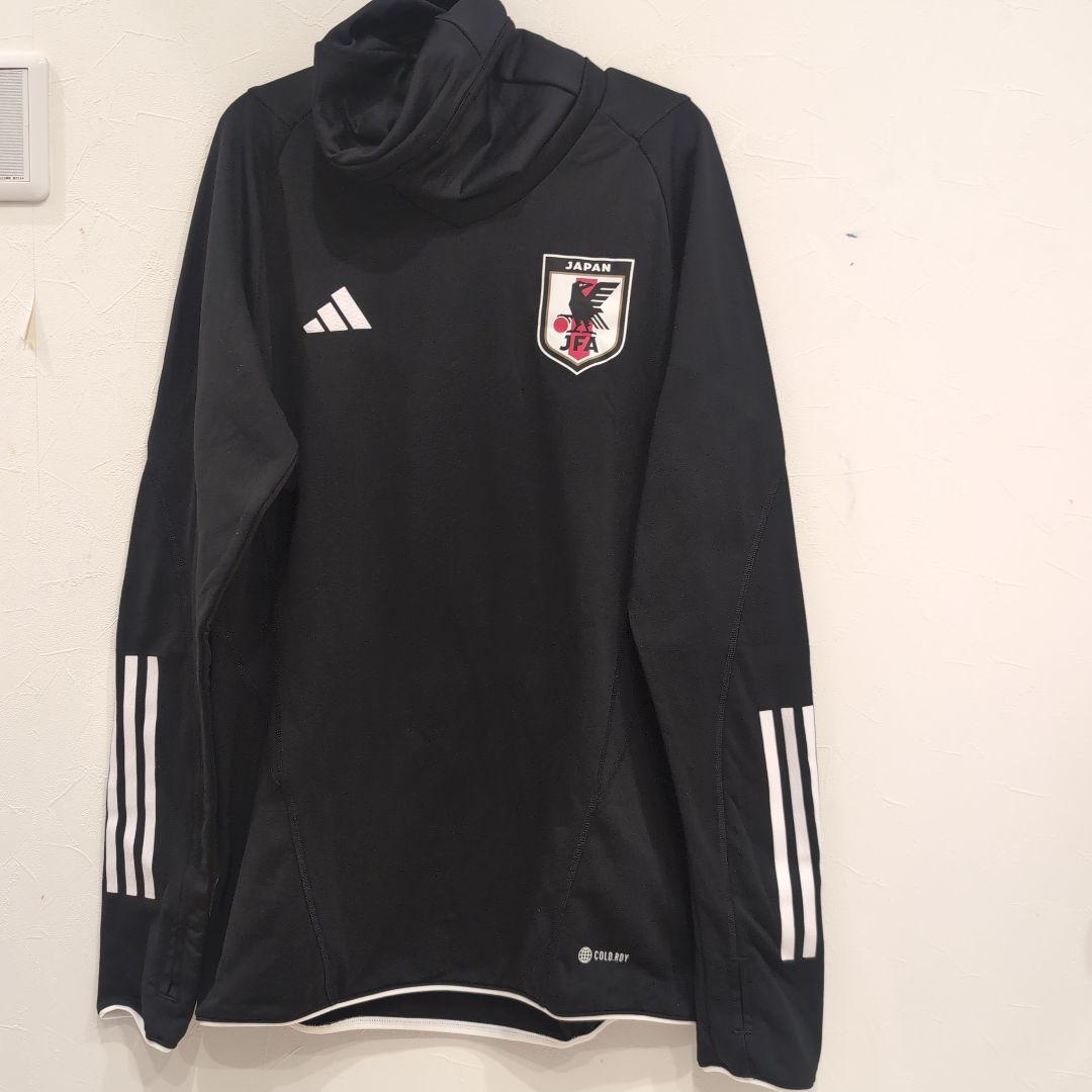 adidas 日本代表 フード付きジャージ ブラック　３XＬサイズ　トレーニング