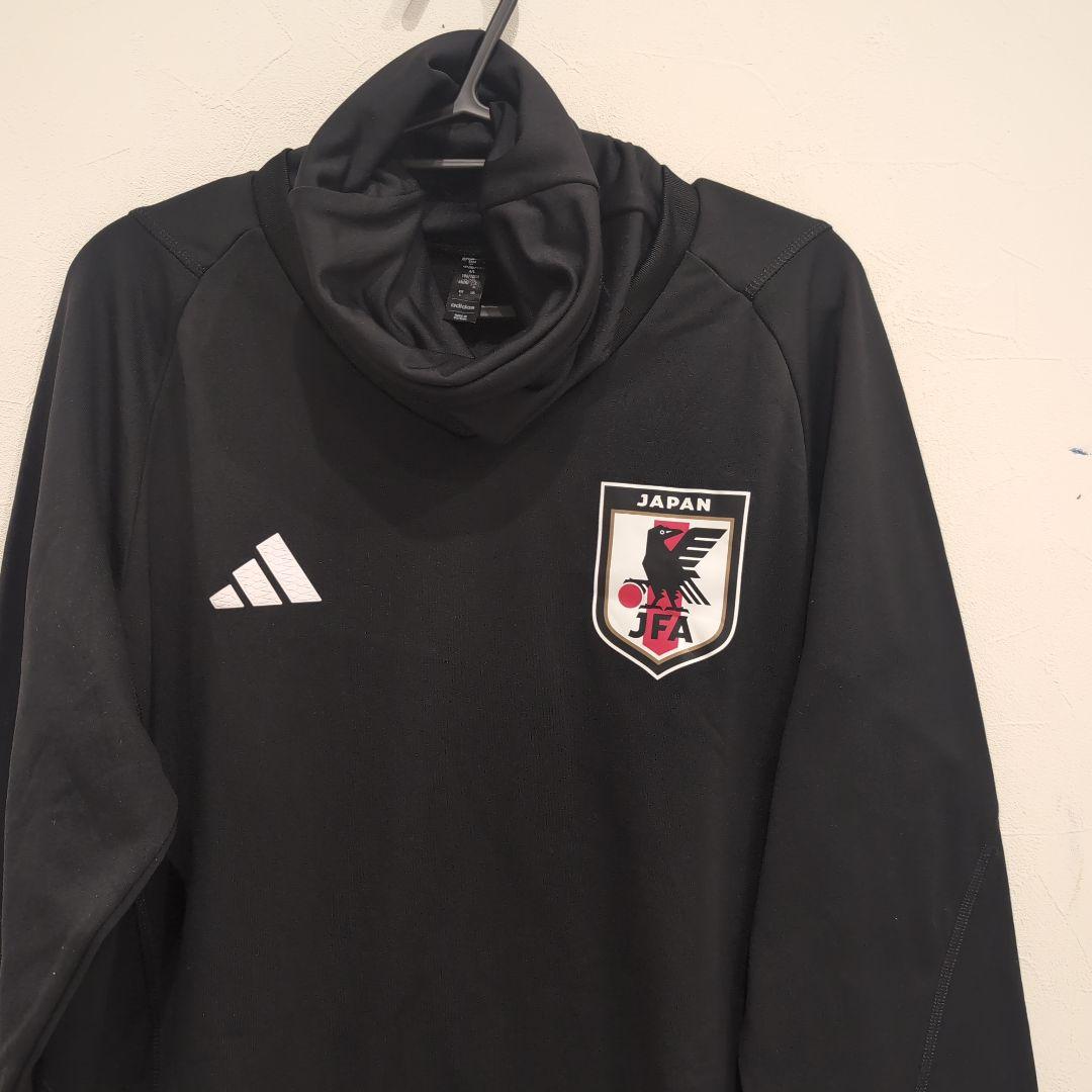 adidas 日本代表 フード付きジャージ ブラック　３XＬサイズ　トレーニング