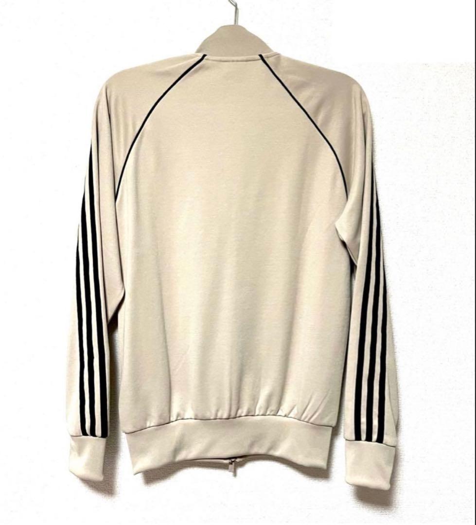 adidas 希少カラー アディダス トラックジャケット トレフォイル ベージュ