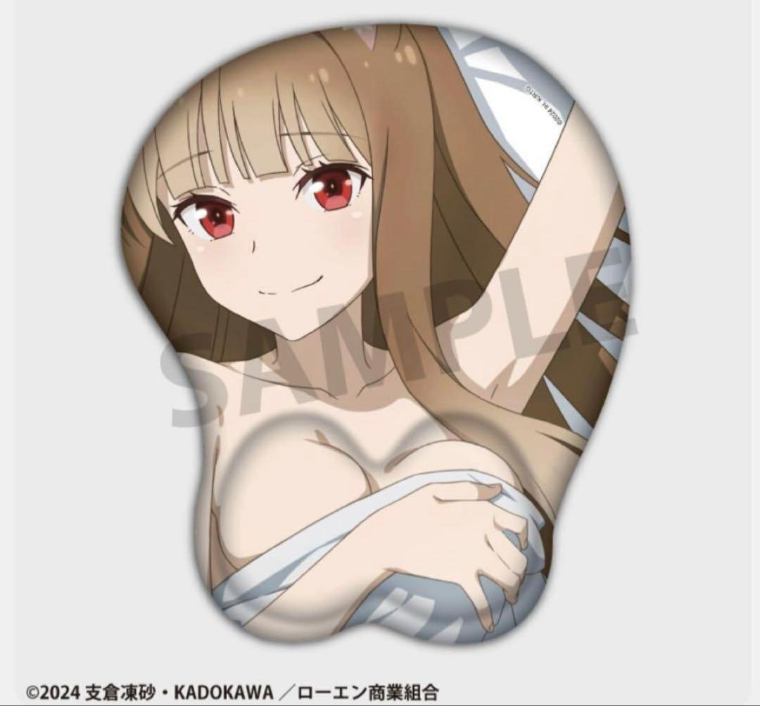 完全受注生産 狼と香辛料 ホロ 立体3Dマウスパッド