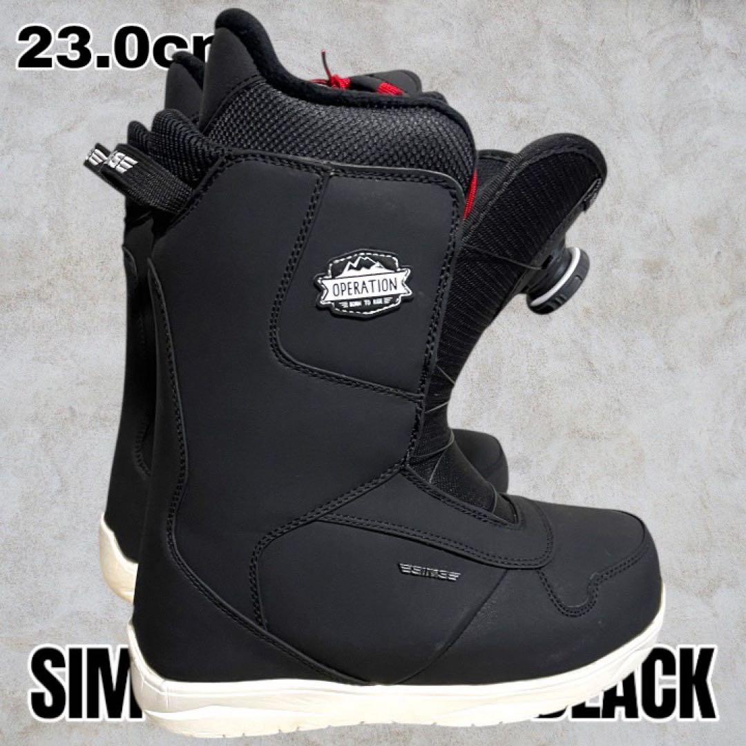 SIMS/シムス23cm スノーボードブーツ BOAシステム ブラック