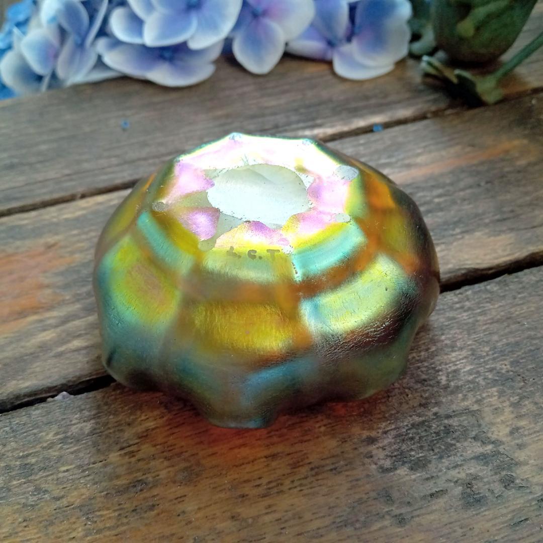 ルイスCティファニー ソルトセラー ファブリルガラス おうち美術館にq47