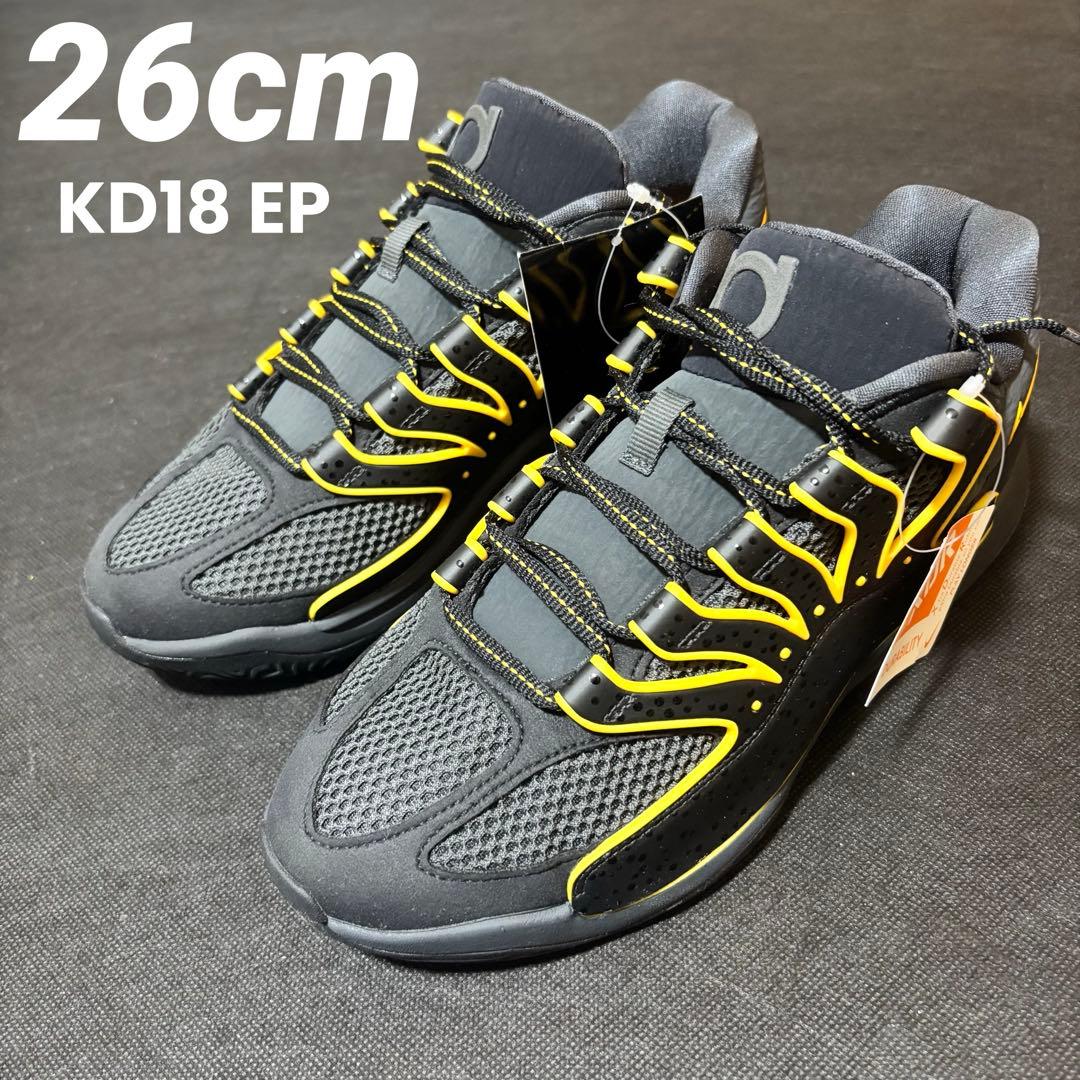 新品 26cm ナイキ KD18 EP ブラックユニバーシティゴールド バッシュ