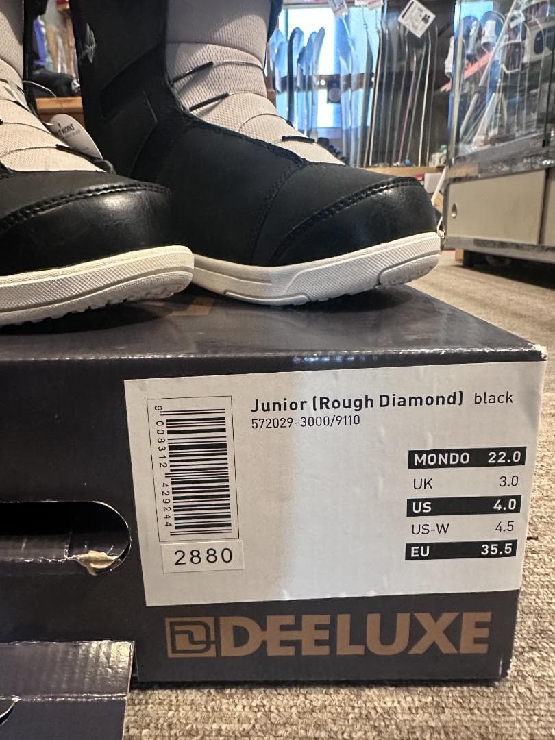 キッズブーツ　DEELUXE Rough Diamond)　22.0　展示品