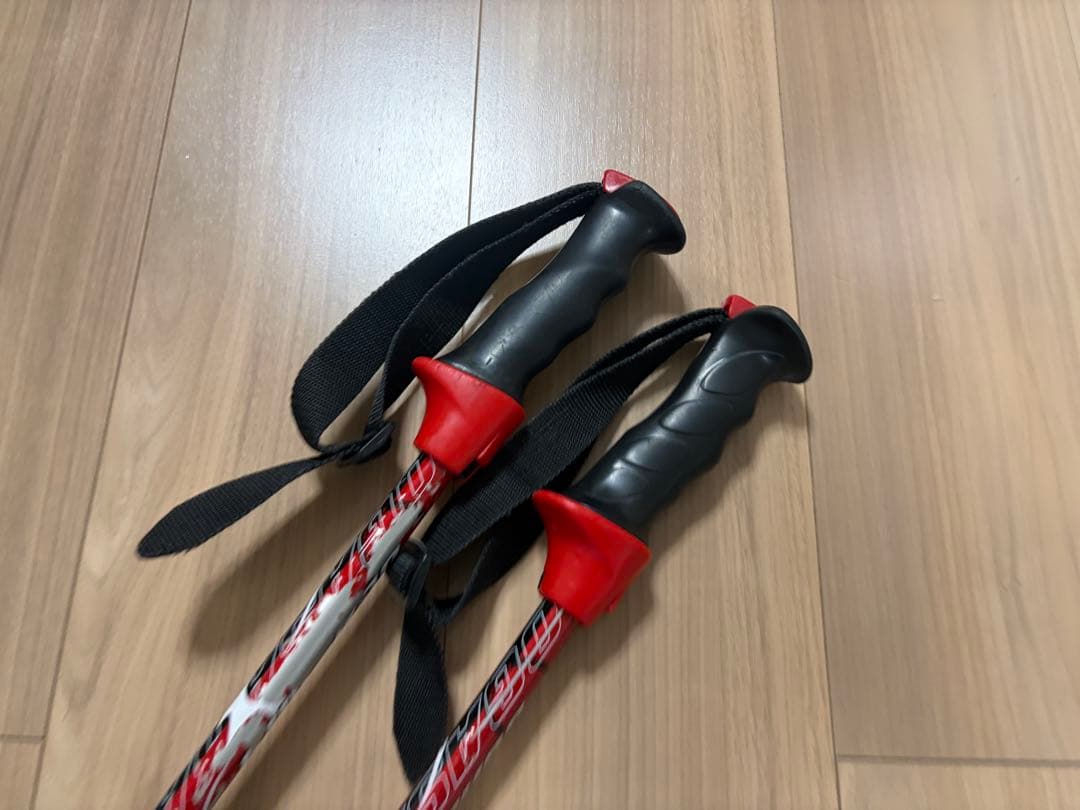 ★お洒落　オガサカ　スキーポール ストック 収縮ポール　調整可能　デモ　技術選