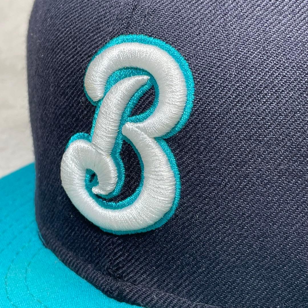 横浜ベイスターズ NEW ERA キャップ 旧ロゴ β ベータ 黒 ミント