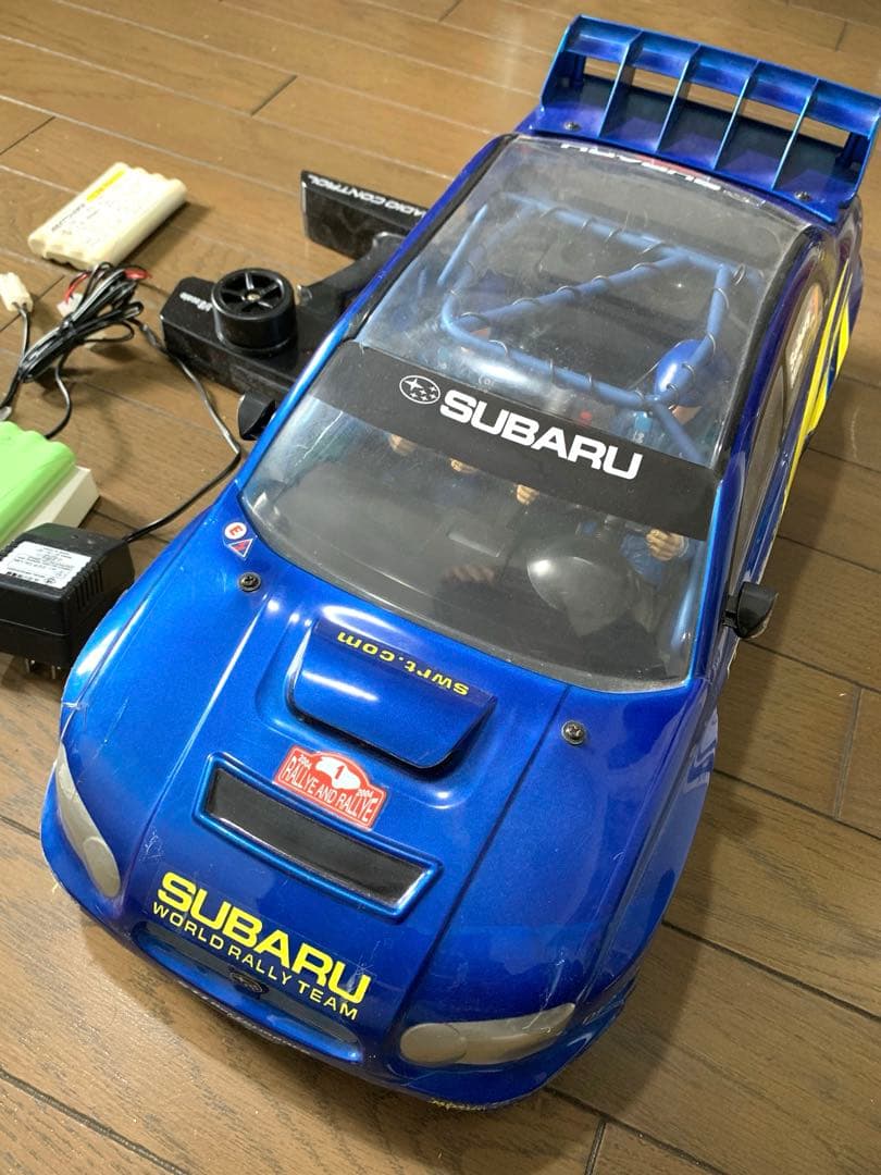 本日限定❗️ラジコン　スバル　インプレッサ　1/8 バッテリー
