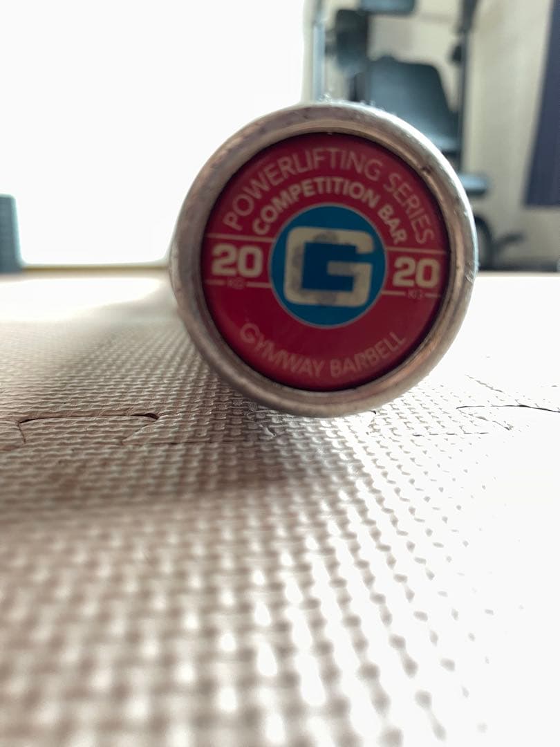 Gymway 20kg パワーリフティング バーベル