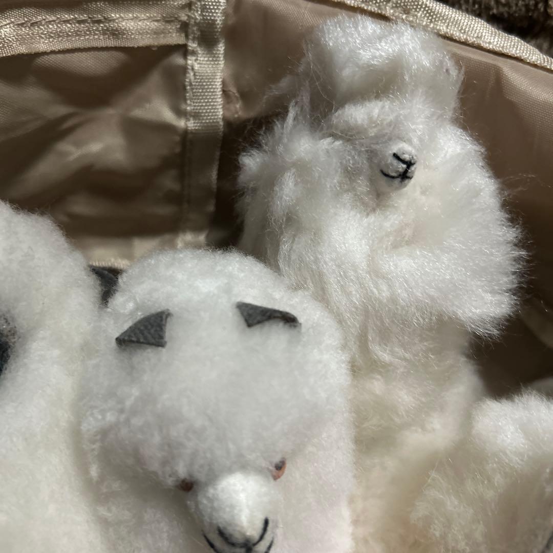 ペルー現地購入　アルパカぬいぐるみ5点セット