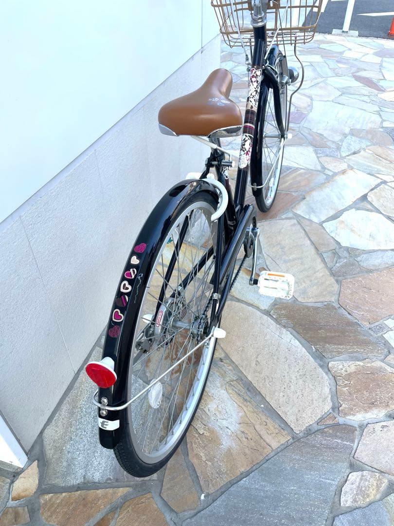 福岡市　子供自転車　ブリヂストンエコパルモカ　24インチ　bikkeヘルメット付