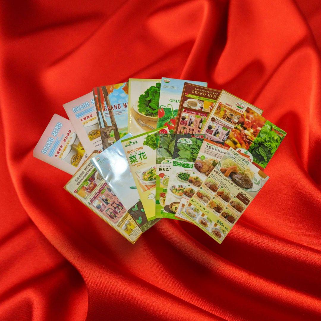 【希少•非売品】サイゼリヤメニュー10枚（9種）2000-2010年頃