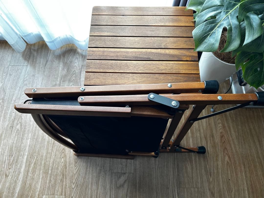 クイックキャンプ　ウッドローチェア