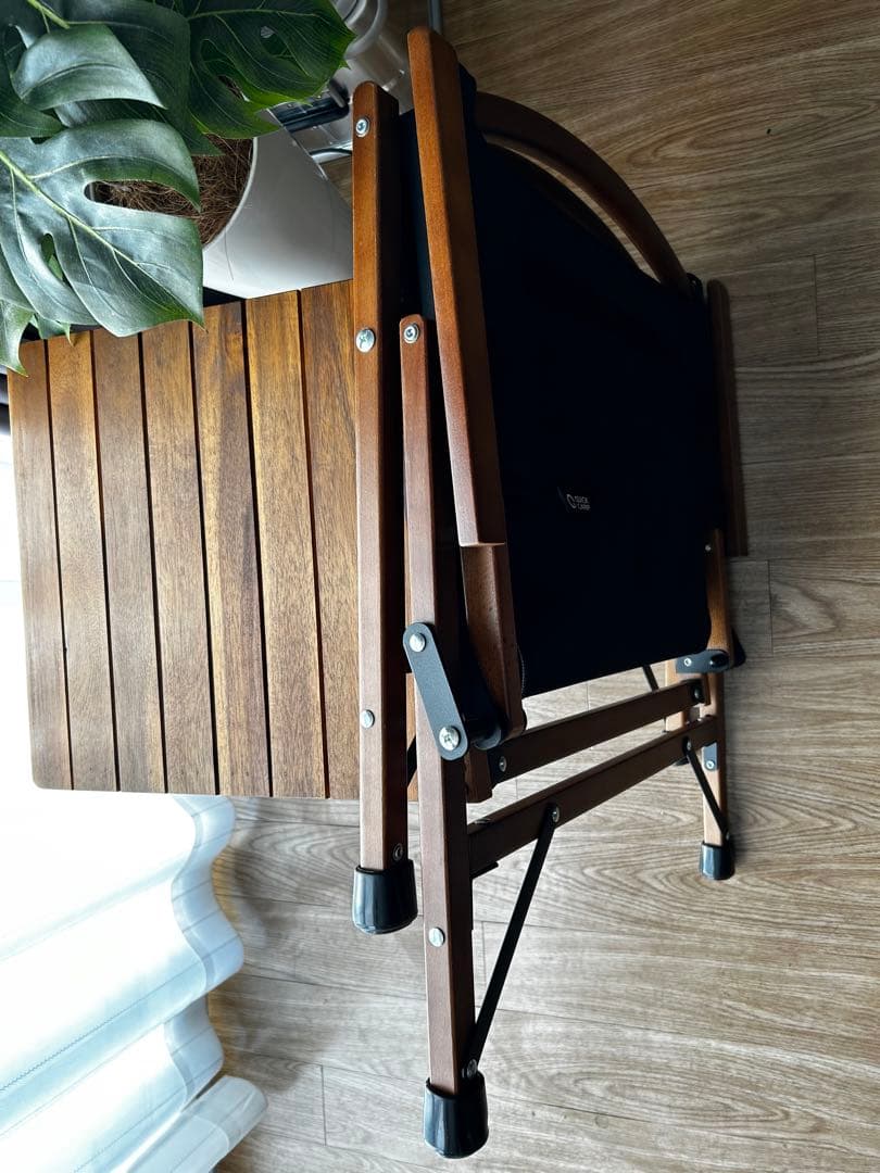 クイックキャンプ　ウッドローチェア