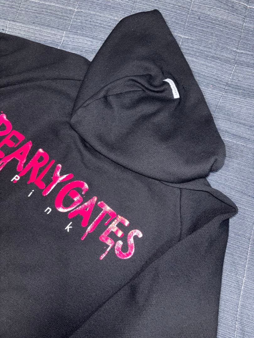 （超美品）パーリーゲイツ、ペイントロゴ、ジップパーカー、サイズ1