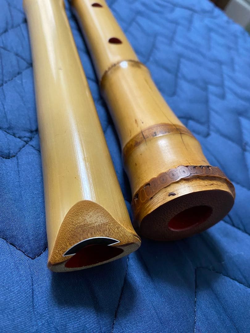 生山銘尺八　2尺1寸菅