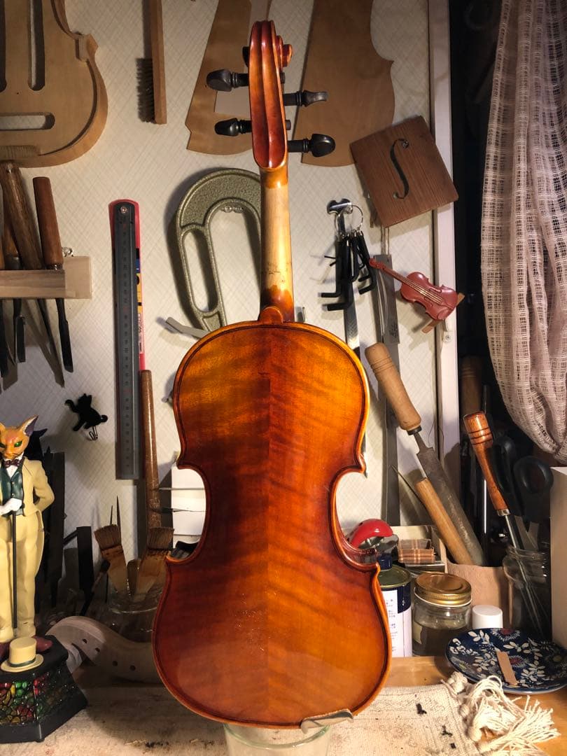 【駒&魂柱調整済】Suzuki分数バイオリンNo300 1/8 1997